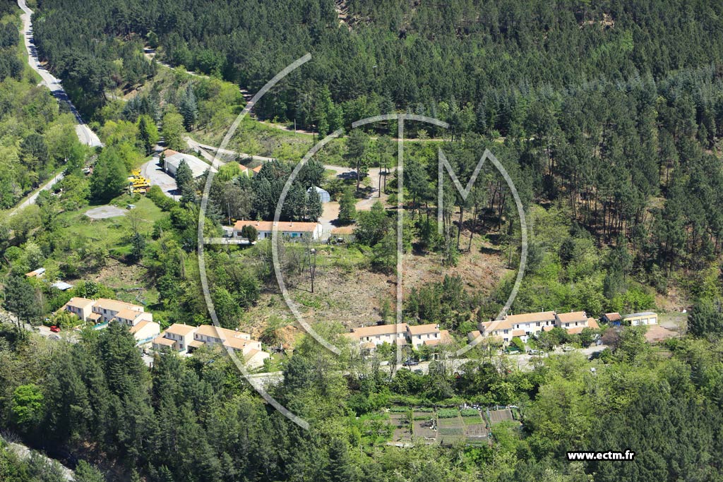 Photo arienne de La Grand-Combe (Hameau Forestier du Ravin)