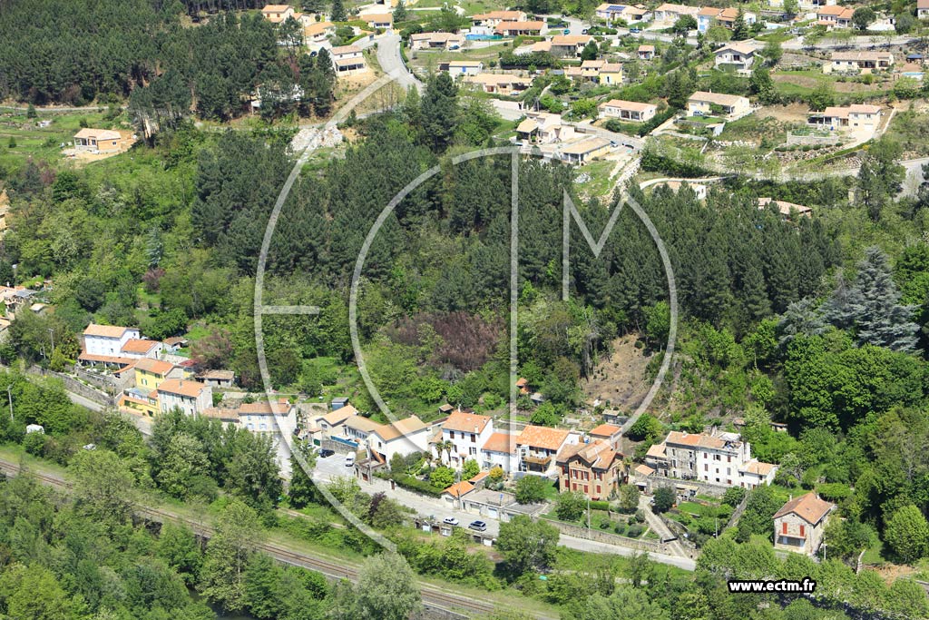 Photo arienne de La Grand-Combe (La Levade)
