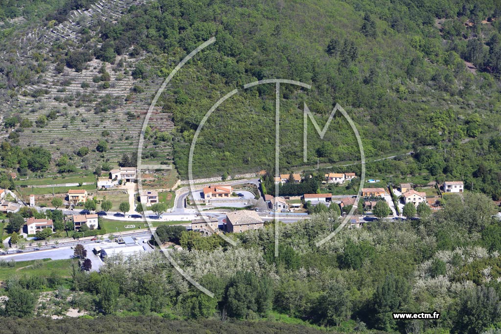Photo arienne de Meyrannes