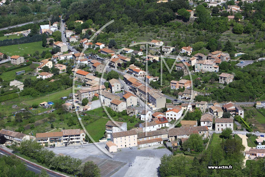 Photo arienne de Meyrannes