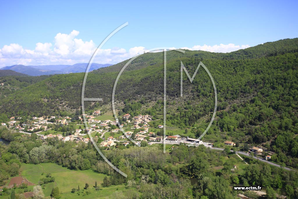 Photo arienne de Meyrannes (Clairac)