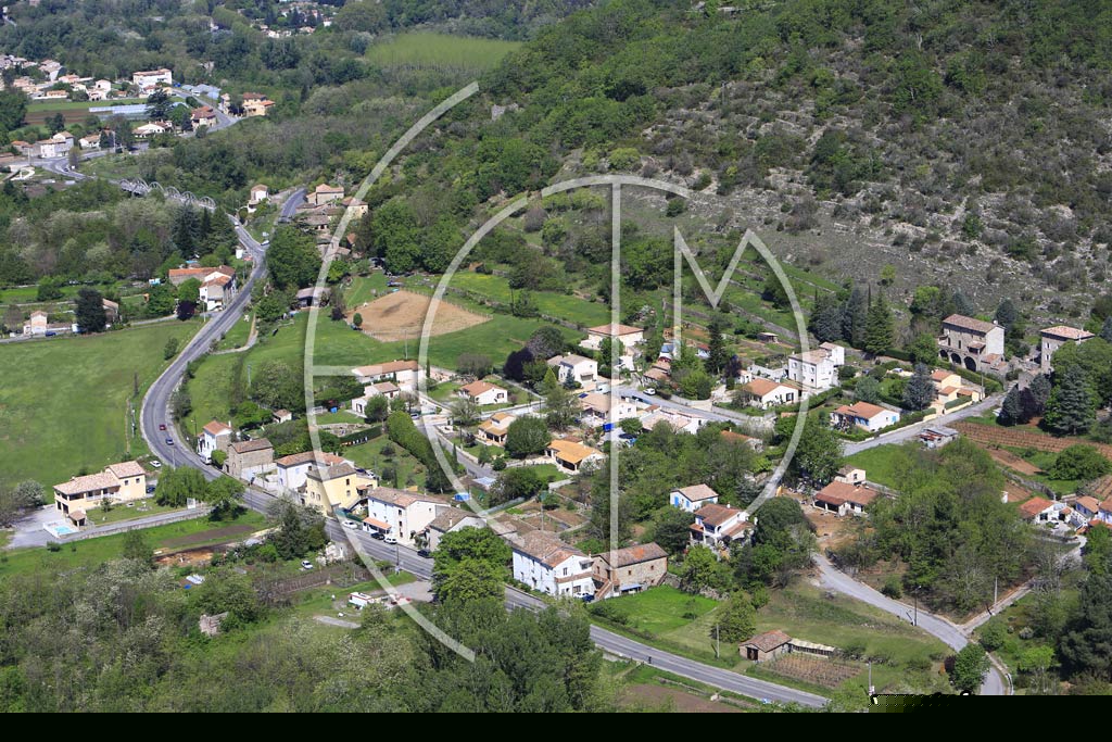 Photo arienne de Meyrannes (Meirac)