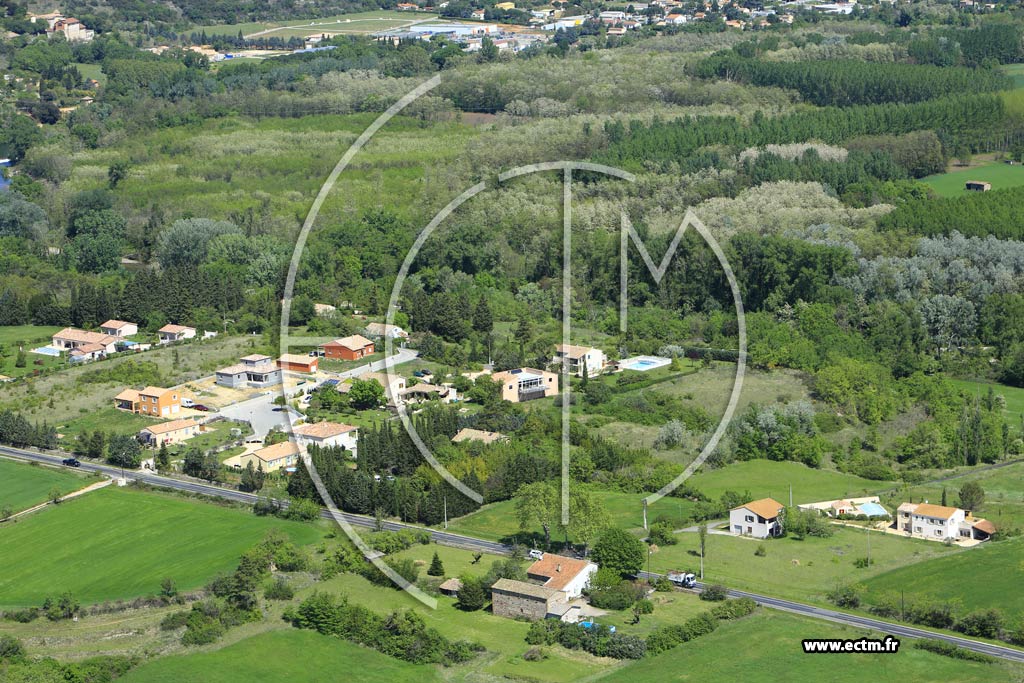 Photo arienne de Saint-Ambroix