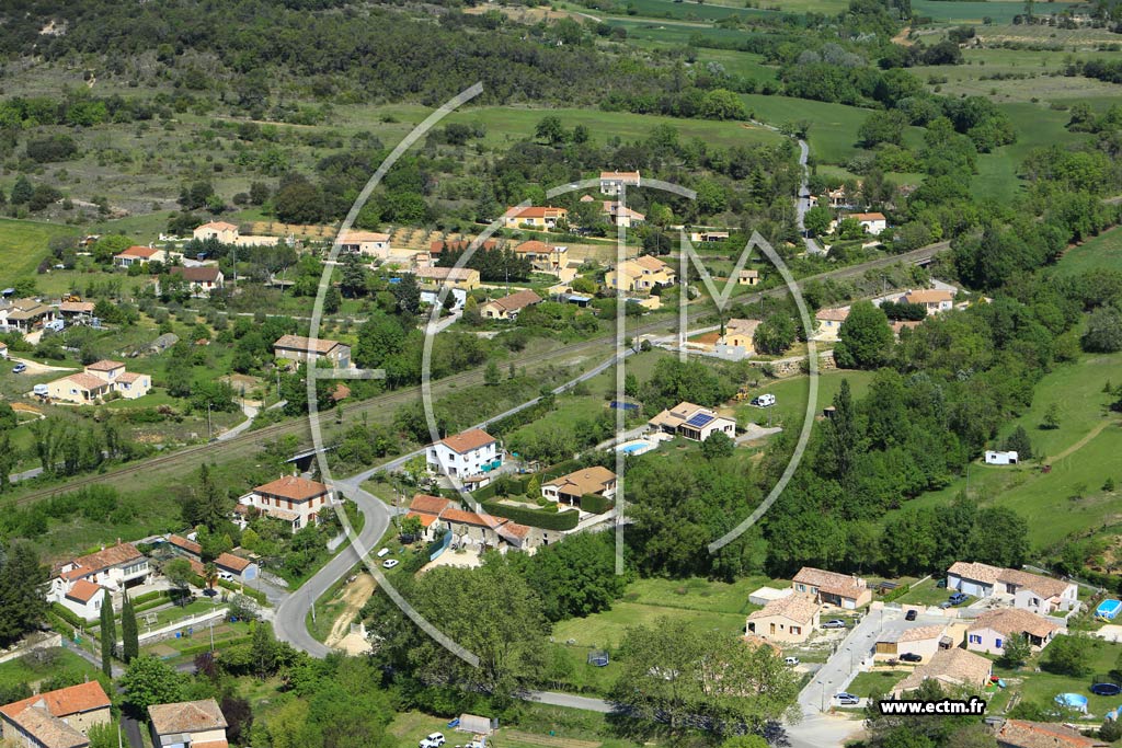 Photo arienne de Saint-Julien-de-Cassagnas