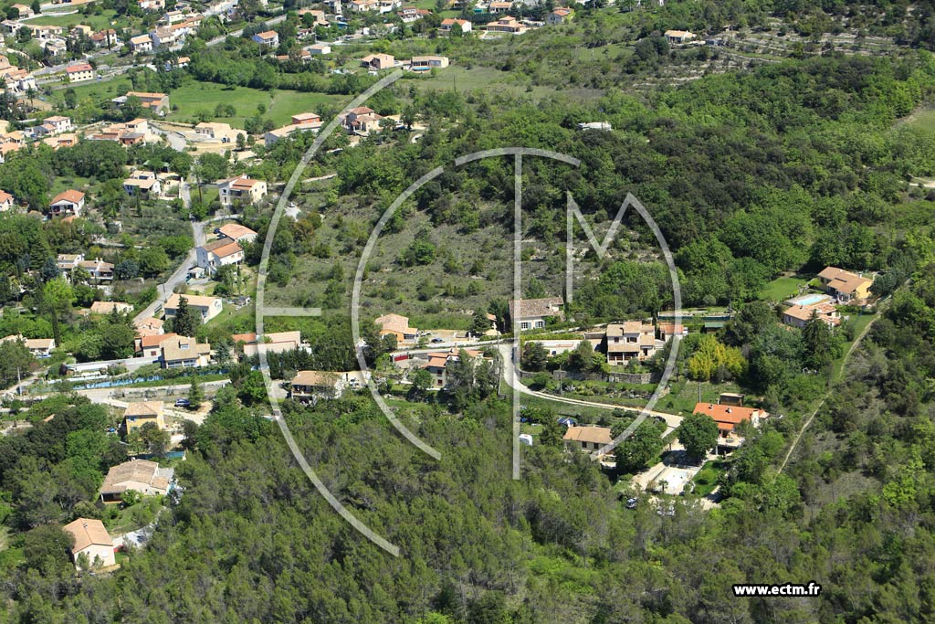 Photo arienne de Saint-Julien-les-Rosiers (Saint Julien)