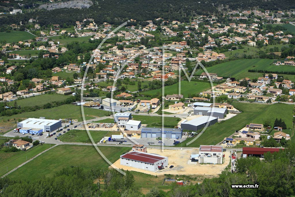 Photo arienne de Saint-Julien-les-Rosiers (Saint Julien)