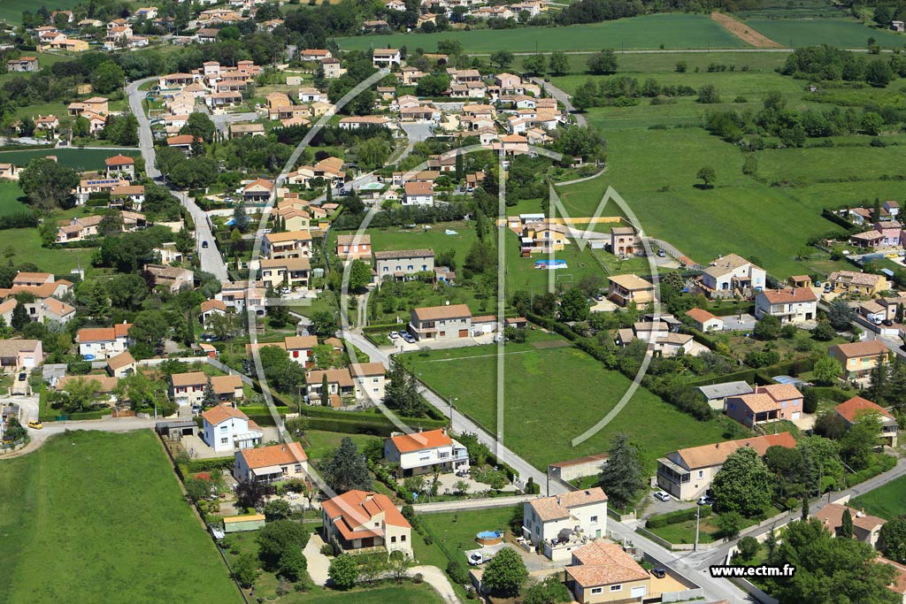 Photo arienne de Saint-Julien-les-Rosiers (Saint Julien)