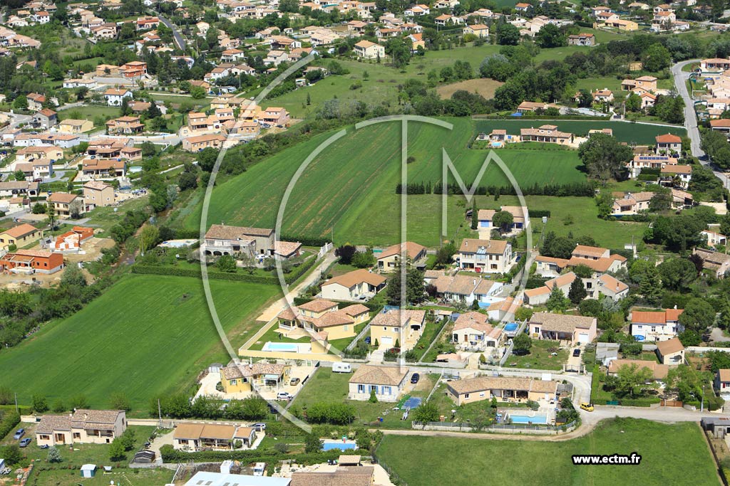 Photo arienne de Saint-Julien-les-Rosiers (Saint Julien)