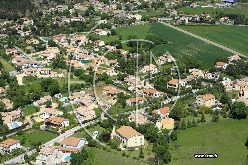 Photo arienne de Saint-Julien-les-Rosiers (Saint Julien)