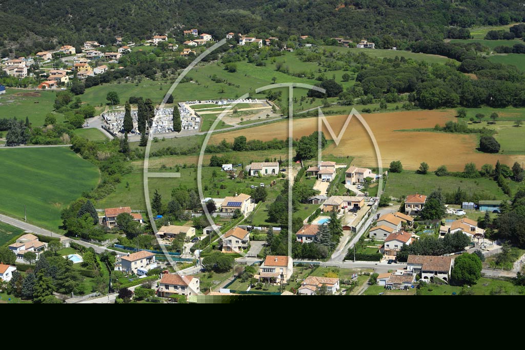 Photo arienne de Saint-Julien-les-Rosiers (Saint Julien)