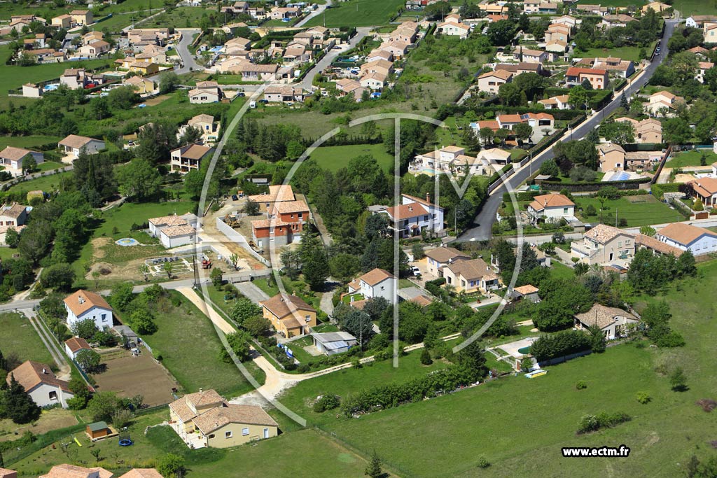 Photo arienne de Saint-Julien-les-Rosiers (Saint Julien)