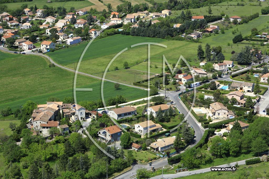Photo arienne de Saint-Julien-les-Rosiers (Saint Julien)