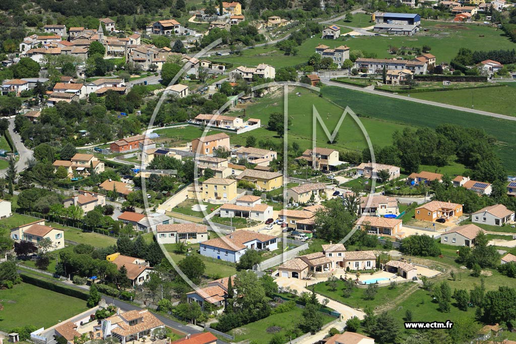Photo arienne de Saint-Julien-les-Rosiers (Saint Julien)