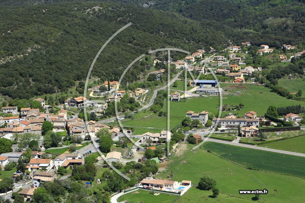 Photo arienne de Saint-Julien-les-Rosiers (Saint Julien)