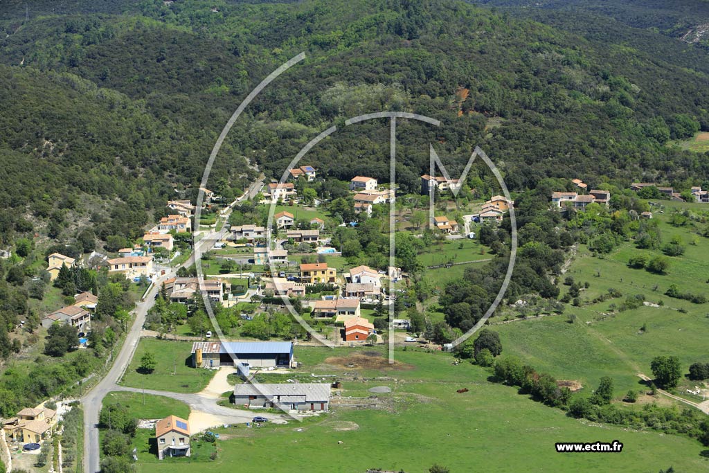 Photo arienne de Saint-Julien-les-Rosiers (Saint Julien)