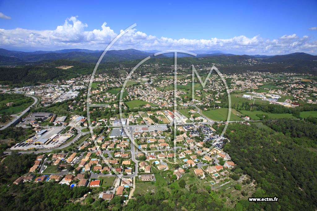 Photo arienne de Saint-Martin-de-Valgalgues
