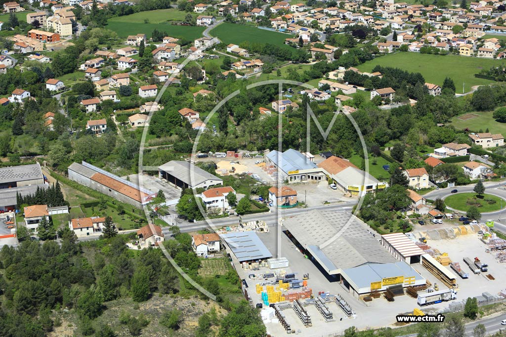 Photo arienne de Saint-Martin-de-Valgalgues