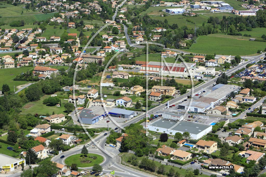 Photo arienne de Saint-Martin-de-Valgalgues