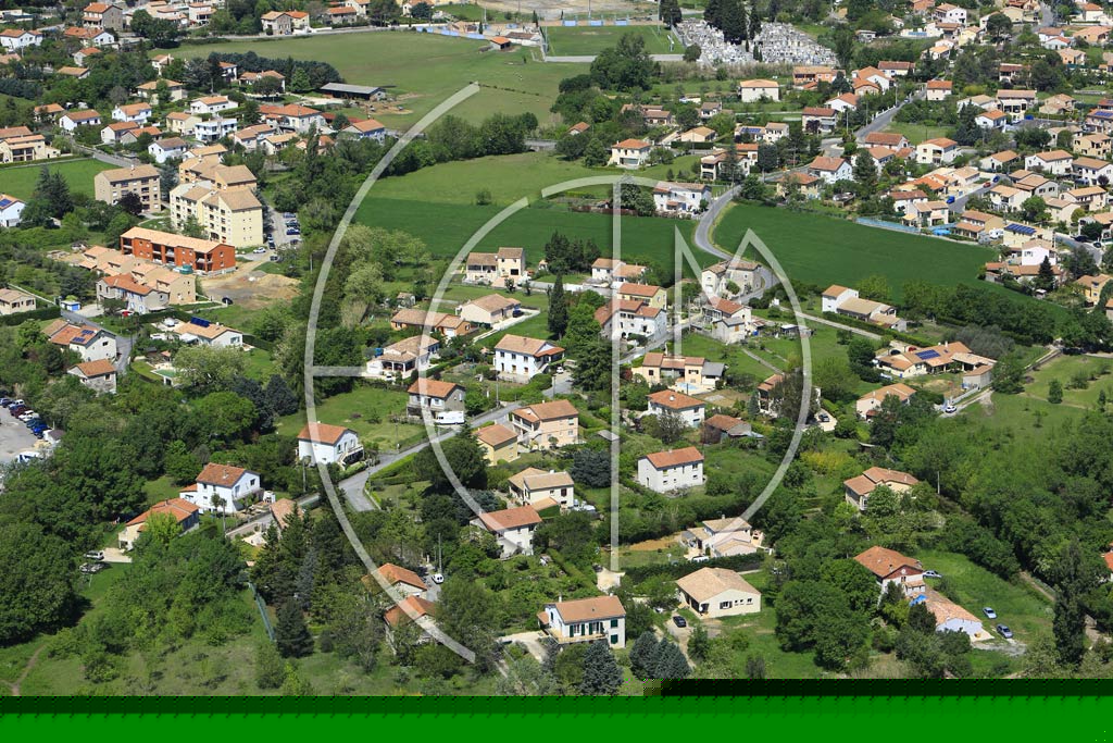 Photo arienne de Saint-Martin-de-Valgalgues
