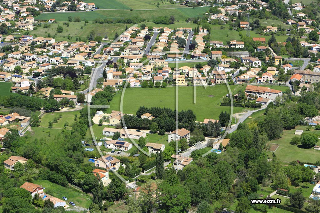 Photo arienne de Saint-Martin-de-Valgalgues