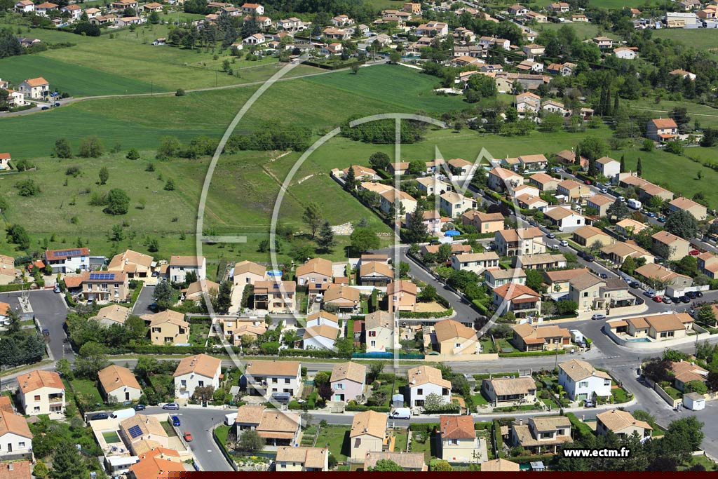 Photo arienne de Saint-Martin-de-Valgalgues
