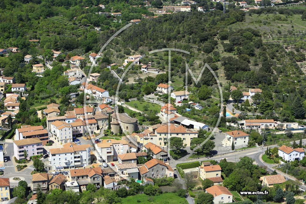 Photo arienne de Saint-Martin-de-Valgalgues