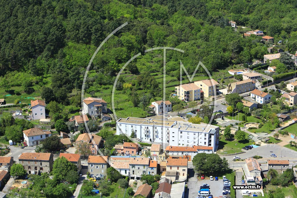 Photo arienne de Saint-Martin-de-Valgalgues