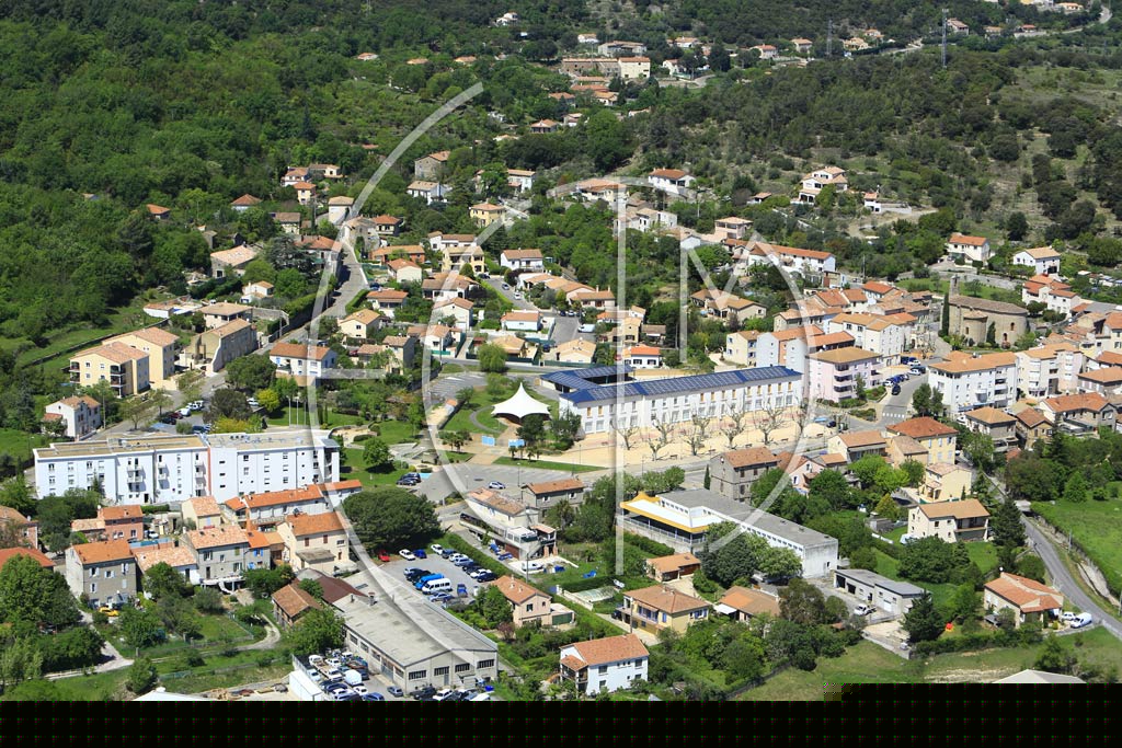 Photo arienne de Saint-Martin-de-Valgalgues
