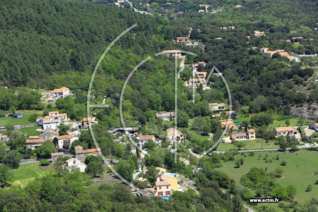 Photo arienne de Saint-Martin-de-Valgalgues