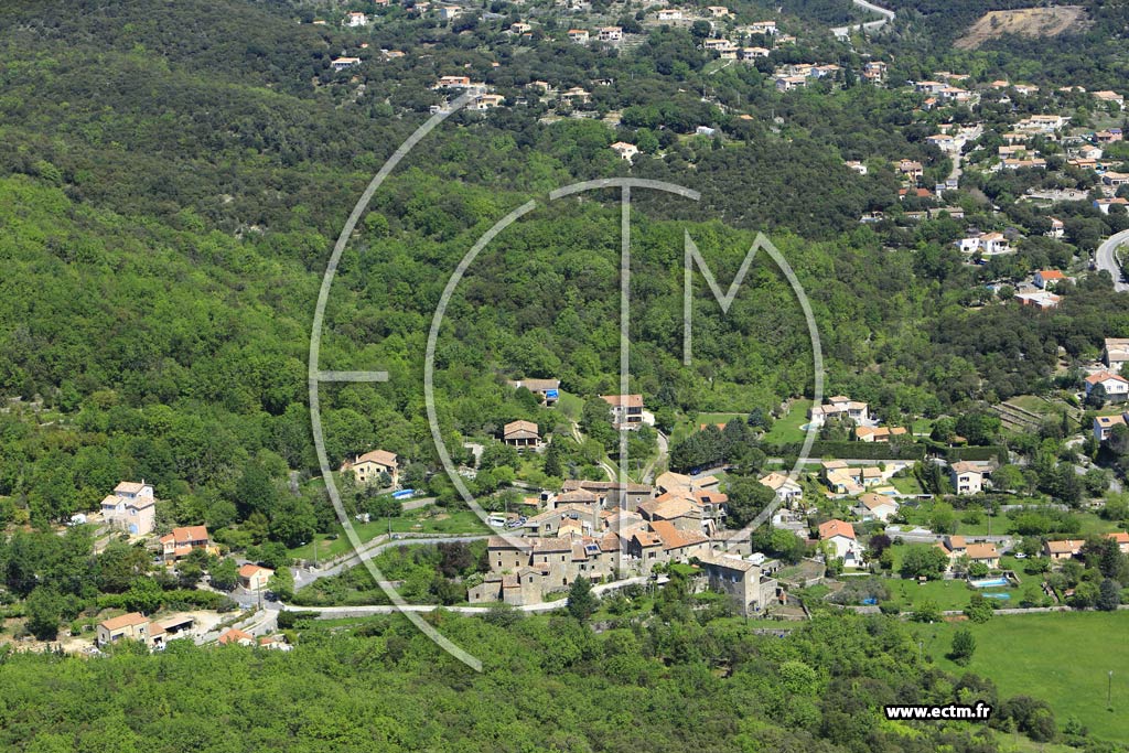 Photo arienne de Saint-Martin-de-Valgalgues