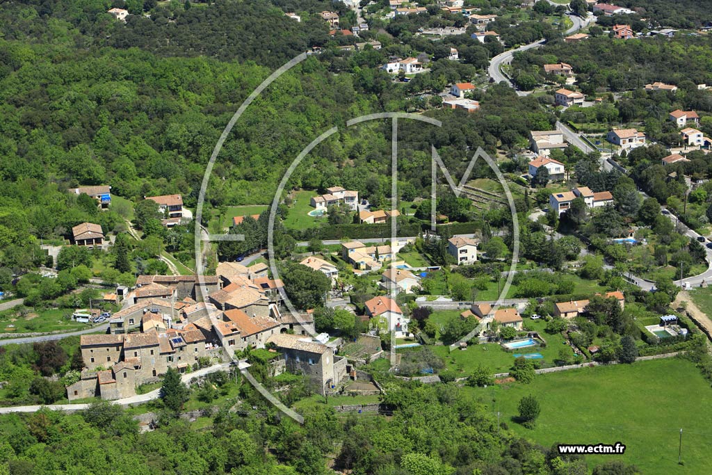 Photo arienne de Saint-Martin-de-Valgalgues
