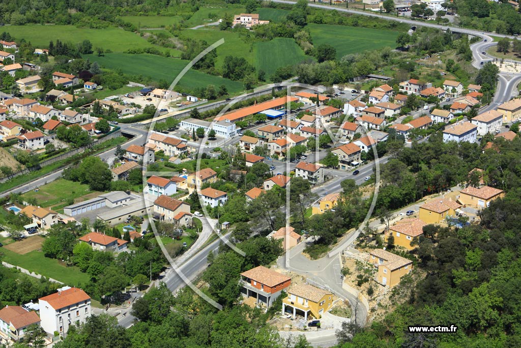 Photo arienne de Saint-Martin-de-Valgalgues (Camont)
