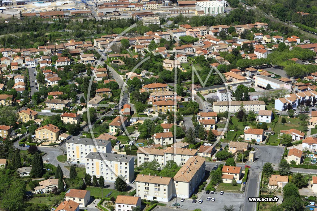 Photo arienne de Salindres