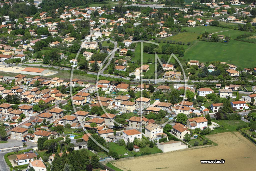 Photo arienne de Salindres