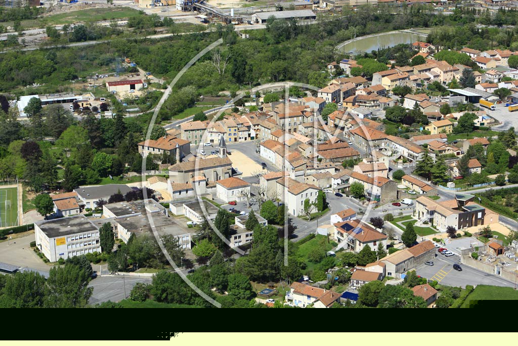 Photo arienne de Salindres