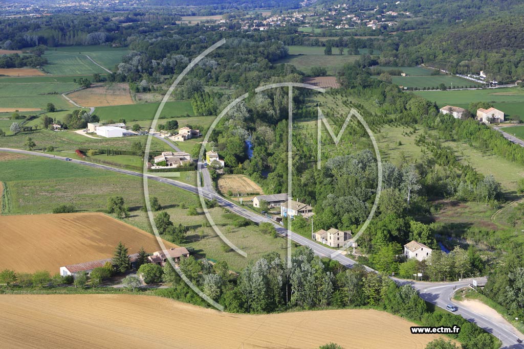 Photo arienne de Allgre-les-Fumades (Mas Saint Michel)