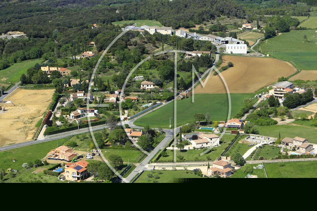 Photo arienne de Saint-Hilaire-de-Brethmas (Chemin de Mjannes)