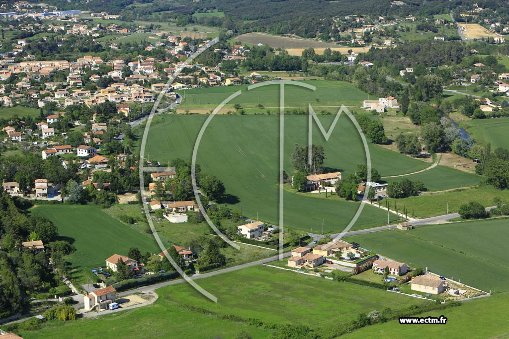 Photo arienne de Saint-Hilaire-de-Brethmas (La Jasse de Bernard)