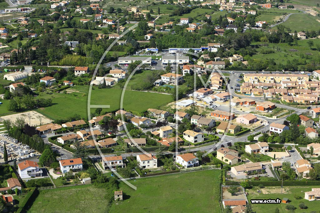 Photo arienne de Saint-Hilaire-de-Brethmas (La Jasse de Bernard)