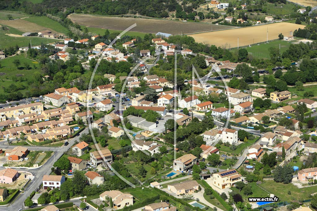 Photo arienne de Saint-Hilaire-de-Brethmas (La Jasse de Bernard)