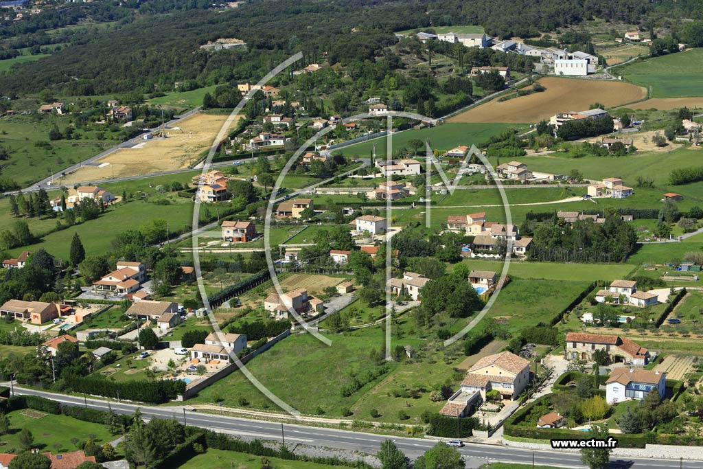 Photo arienne de Saint-Hilaire-de-Brethmas (Route d'Uzs)