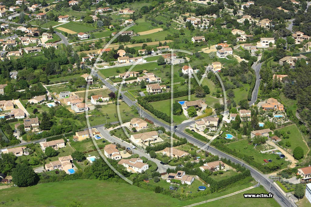 Photo arienne de Saint-Privat-des-Vieux (Le Bas Viget)