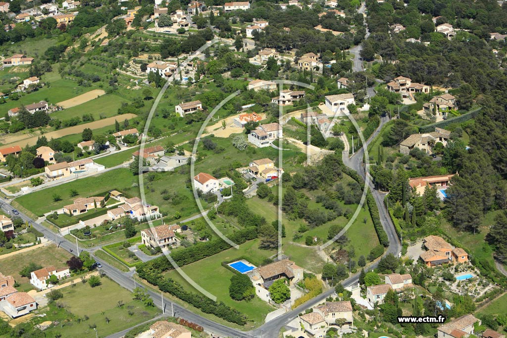 Photo arienne de Saint-Privat-des-Vieux (Le Bas Viget)