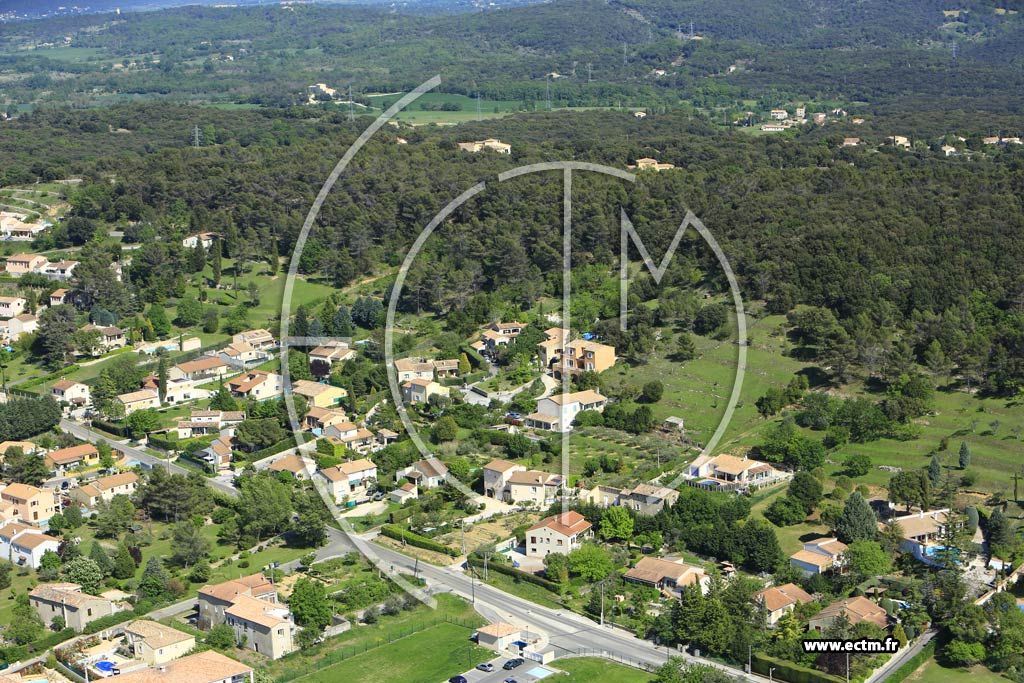 Photo arienne de Saint-Privat-des-Vieux (Le Bas Viget)