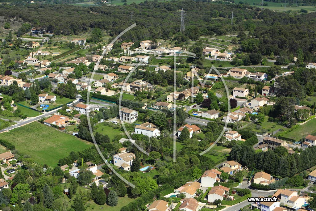 Photo arienne de Saint-Privat-des-Vieux (Le Haut Viget)