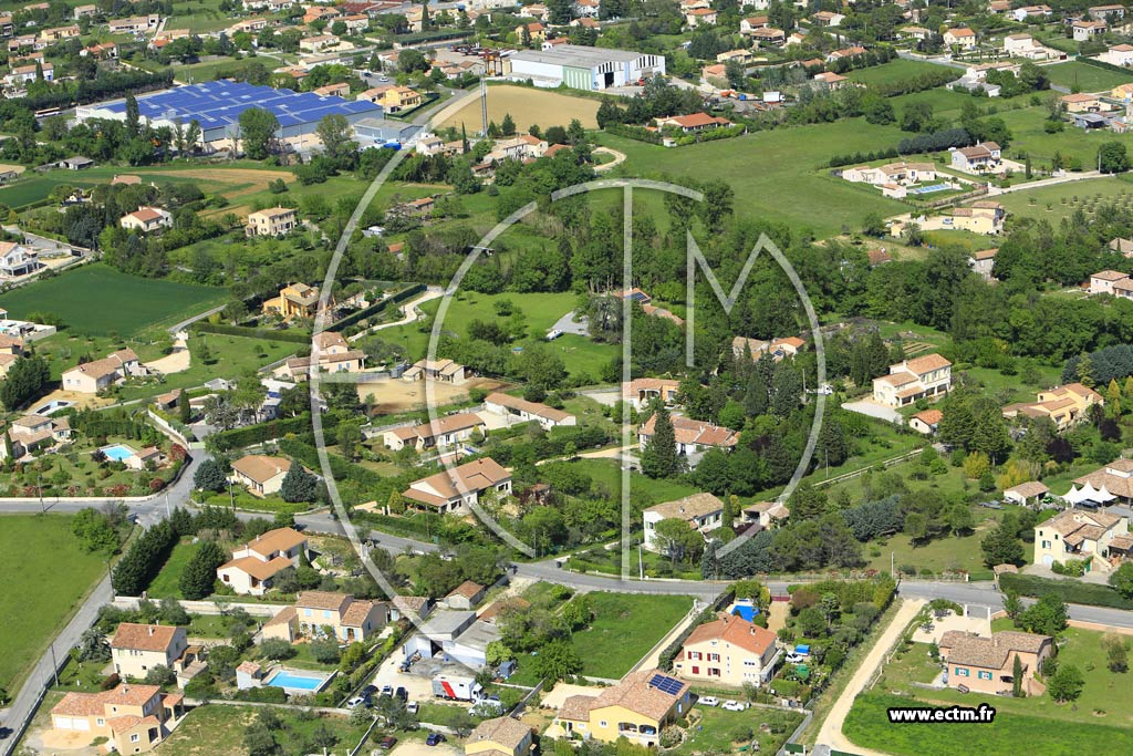 Photo arienne de Saint-Privat-des-Vieux (Le Rieu de Saint Privat)