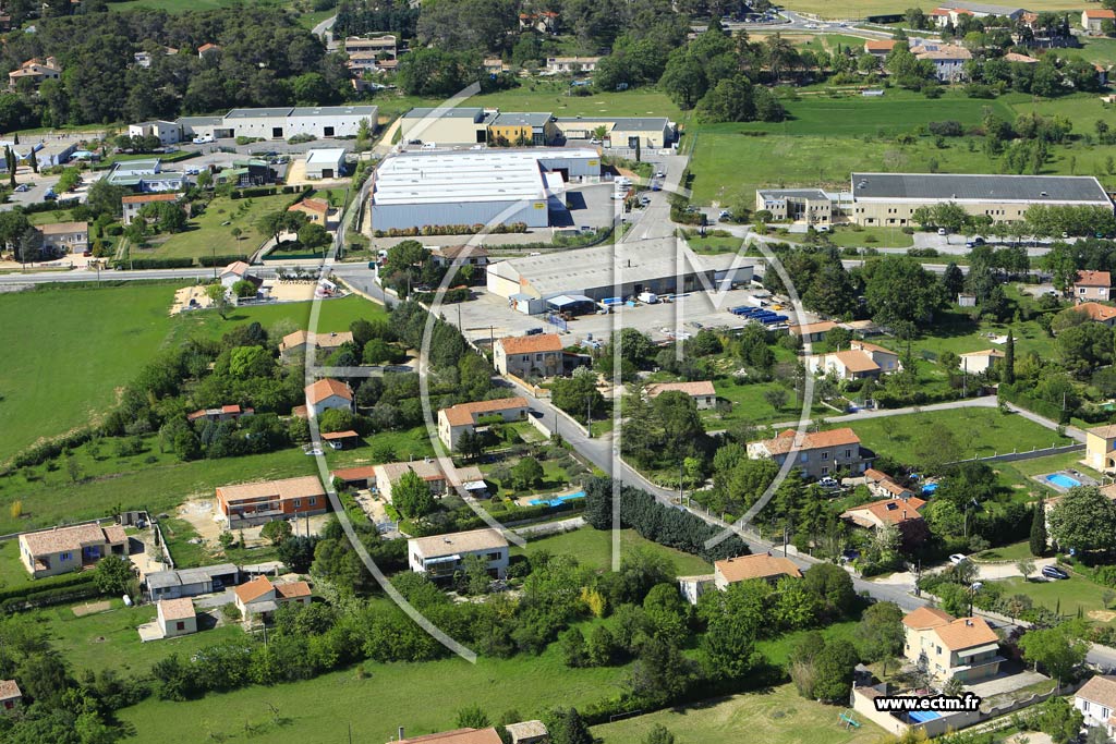 Photo arienne de Saint-Privat-des-Vieux (Le Rieu de Saint Privat)