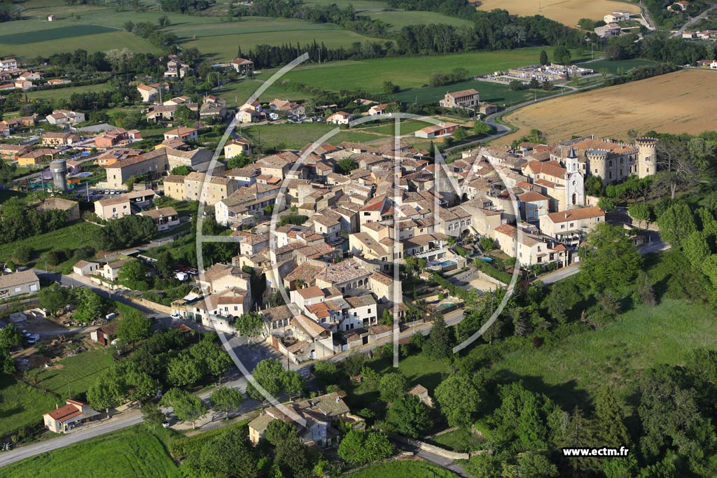 Photo arienne de Saint-Victor-de-Malcap