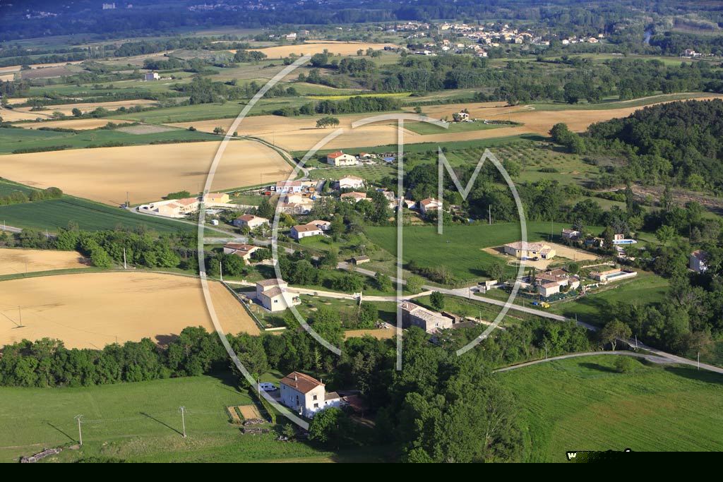 Photo arienne de Saint-Victor-de-Malcap
