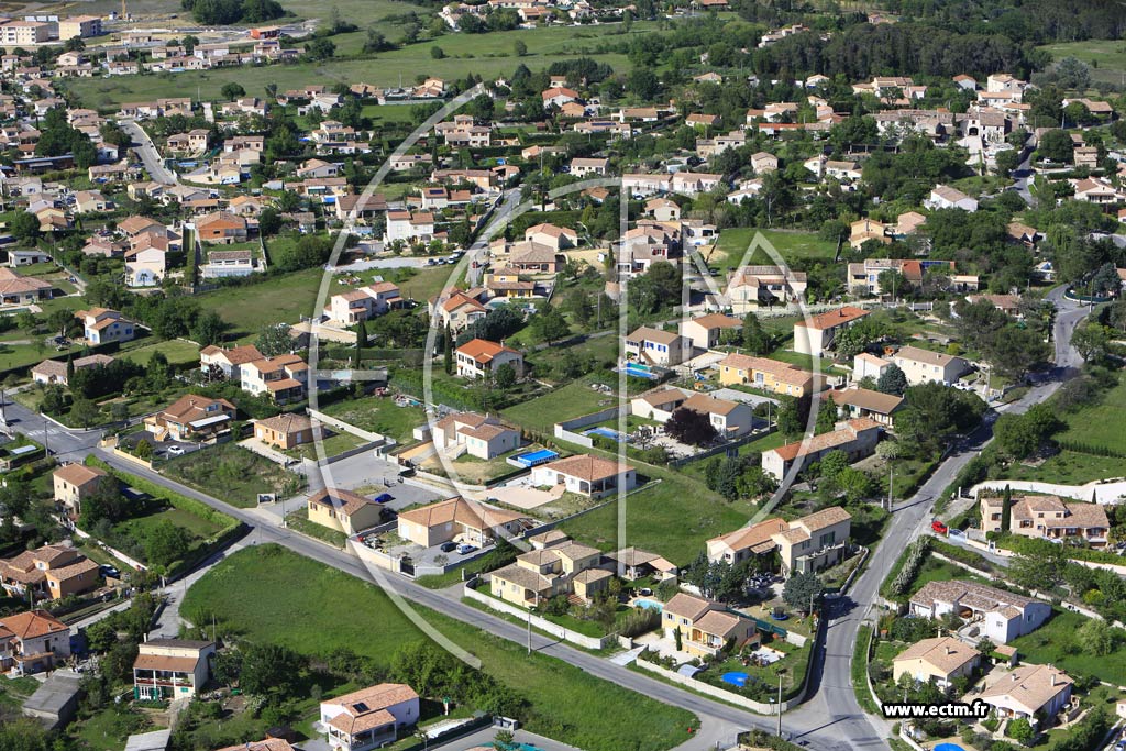 Photo arienne de Saint-Christol-ls-Als (Montze)